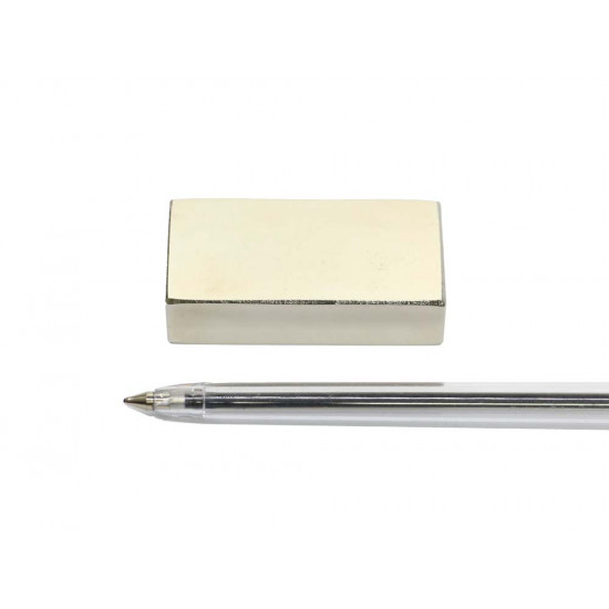 Ímã de neodímio bloco 50 x 25 x 12,5 mm - N42